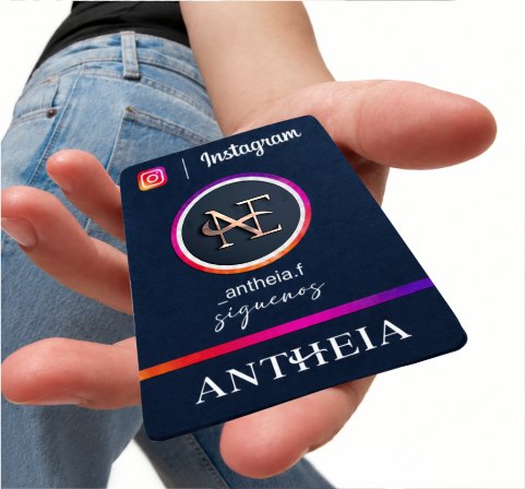 Tarjeta de presentación personalizada de ANTHEIA