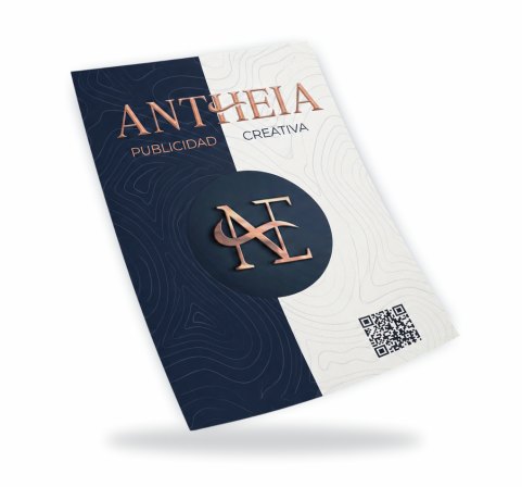 Volante publicitario con diseño corporativo